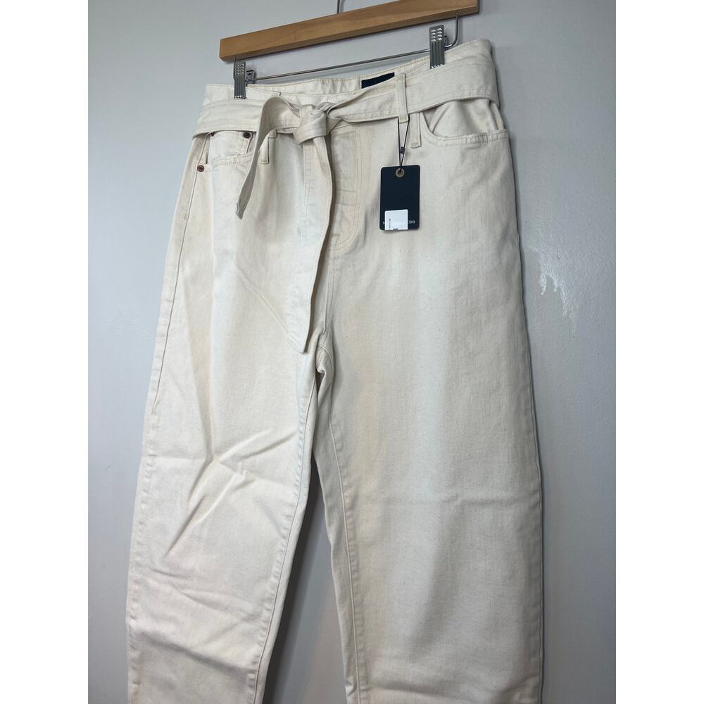 NWT Marissa Webb Stevie 80's Barrel Leg Pants Women's Sand Dune Size: 28 - Picture 3 of 10